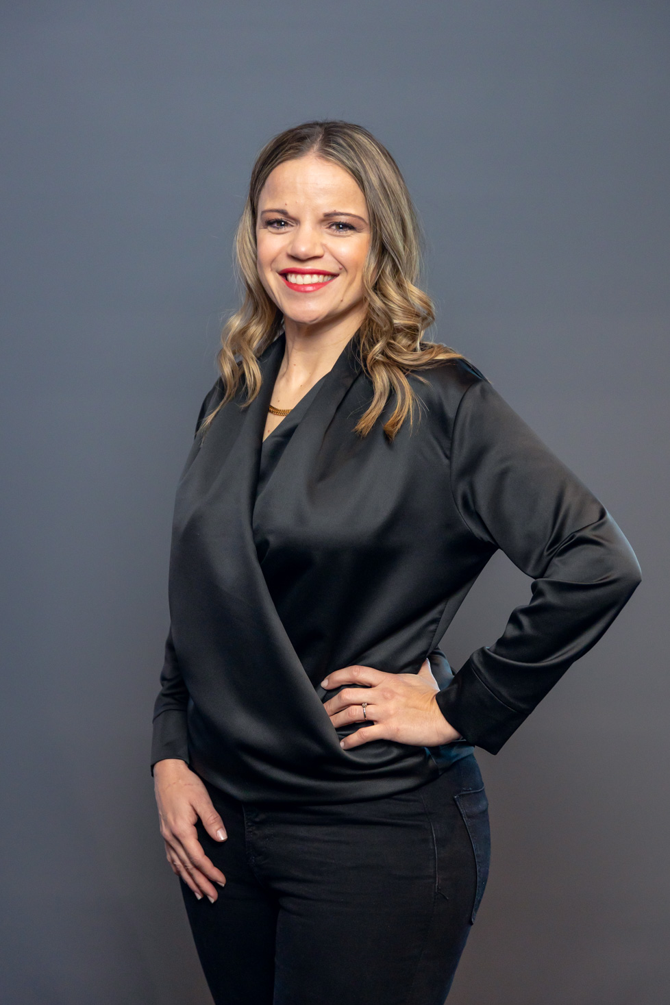 Soft Drape Blouse ~ Black - Image 9