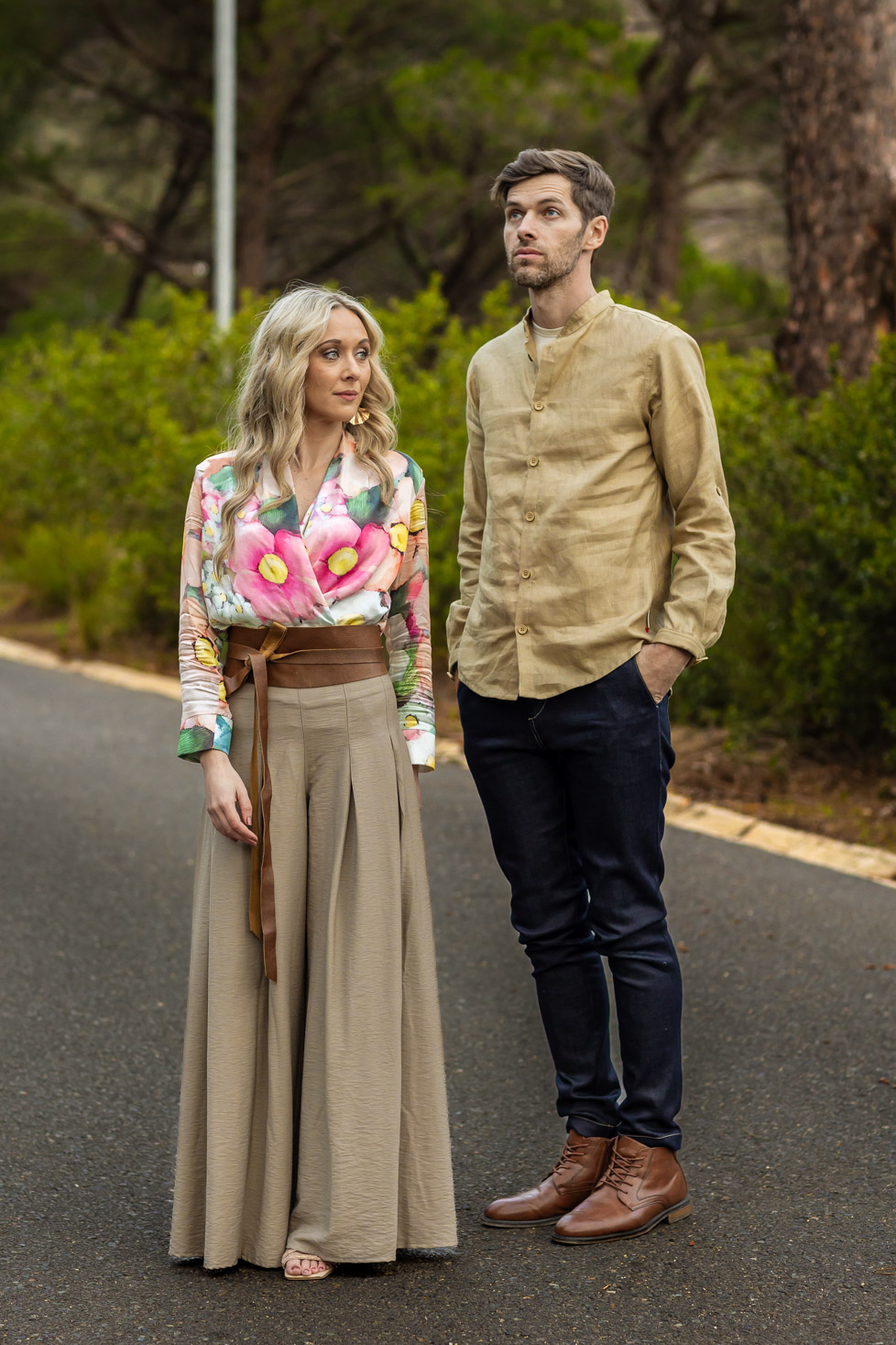 Soft Drape Blouse ~ Spring Bloom - Image 5