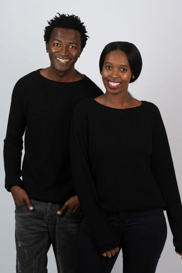 Unisex Jersey ~ Black Knit