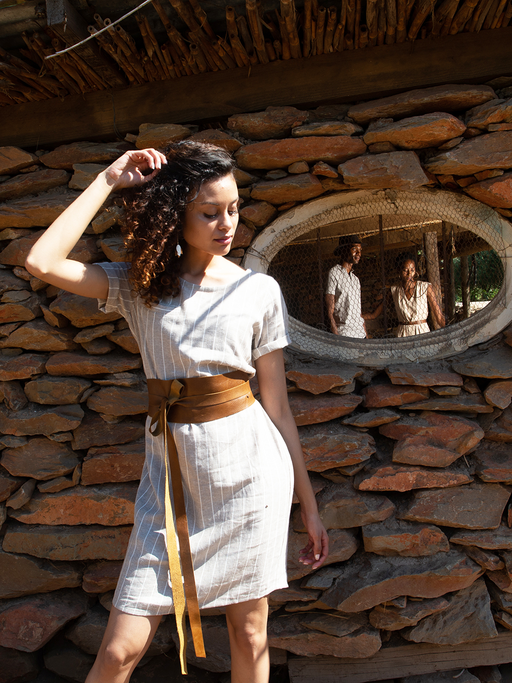 Obi Belt ~ Soft Brown - Image 2