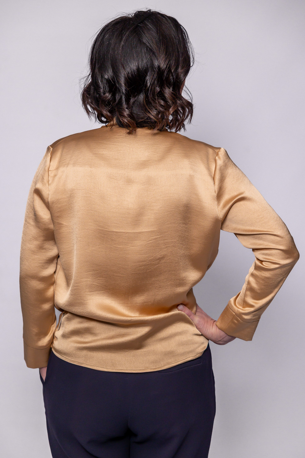 Soft Drape Blouse ~ Gold - Image 4